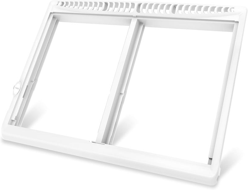 Alvar UPGRADED 240364793 Refrigerator Crisper Drawer Cover Frame Compatible with Frigidaire Crisper Drawer Replacement 240364713 Crisper Pan Cover Unit 240364763 240364786 Fridge Crisper Shelf Cover - Image 1